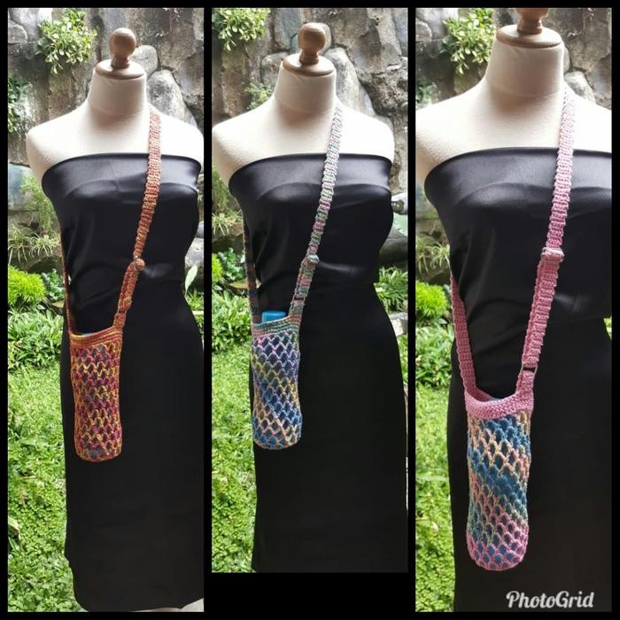 Tas Botol Minum Rajut Limited Edition