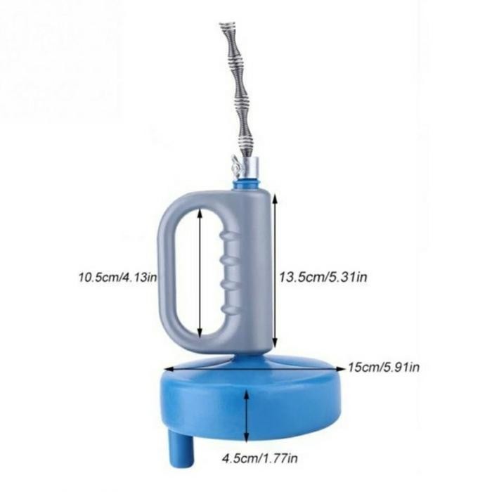 Alat Pembersih Wastafel Pipa Mampet Anti Sumbat 10 Meter Paip Cleaner 1/4 Pembersih Pipa 10 Meter