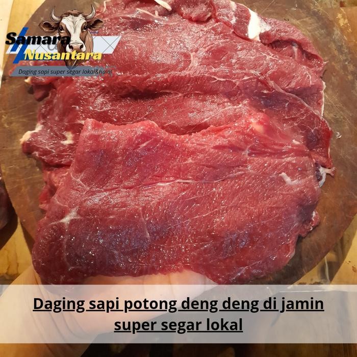 

Daging Sapi Potongan Deng Deng 1Kg Di Jamin Super Segar Lokal Halal.