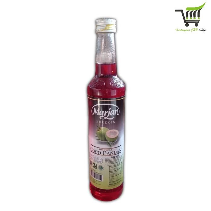 

Sirup Marjan Boudoin Syrup Marjan Rasa Cocopandan Per Dus isi 12 botol