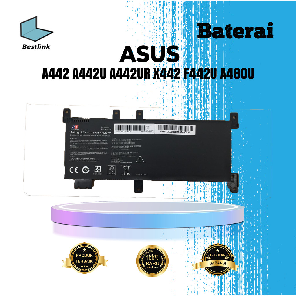 Baterai Asus A442 A442U A442UR X442 F442U A480U