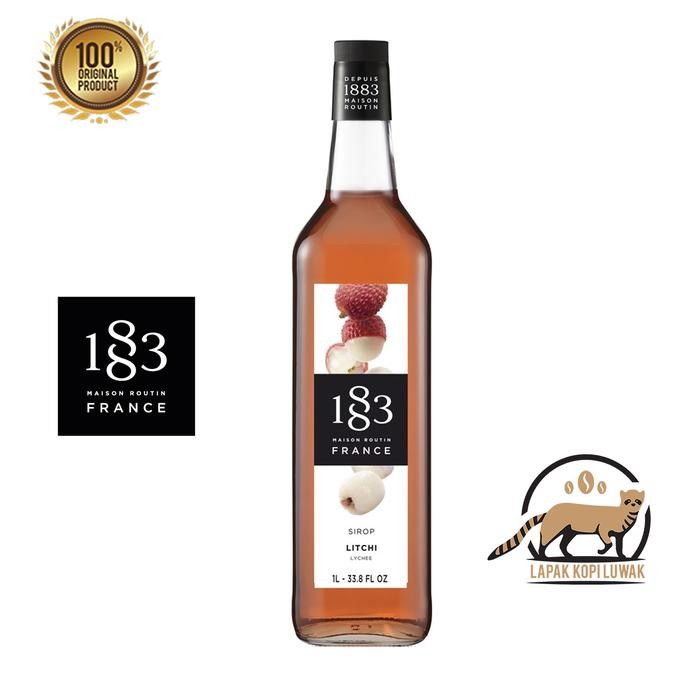 

Lychee Syrup merk 1883 Maison Routin
