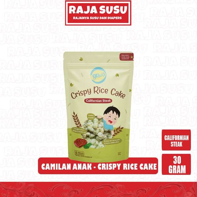 

GROUU CRISPY RICE CAKE CALIFORNIAN STEAK 30GR - RAJA SUSU