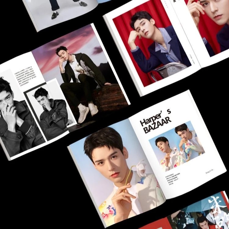 Word Of Honor Gong Jun Photo Album Shan He Ling Gong Jun Collage Painting Photobook Wen Ke Xing