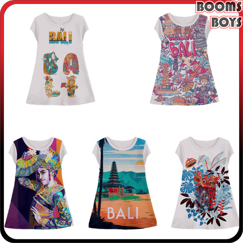 Dress Bali Tunik Anak 3d Lucu Motif Bali Baju Anak Perempuan Usia 1-12 Tahun - Boomboys