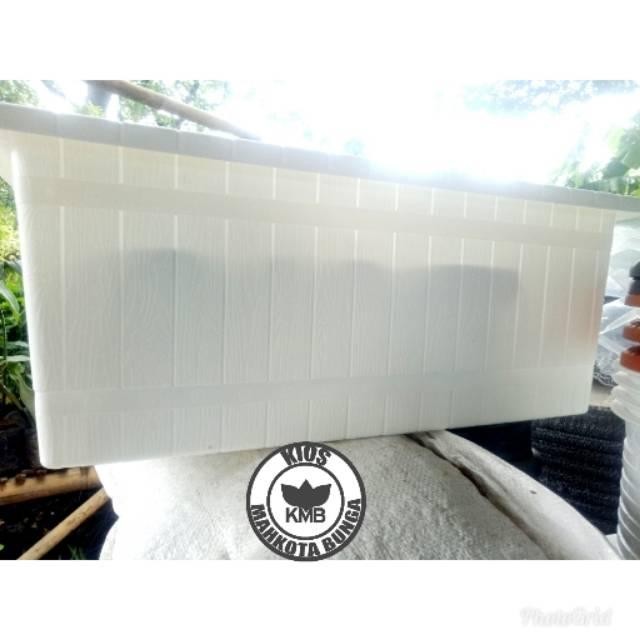 Pot plastik persegi panjang