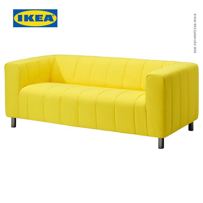 NEW IKEA KLIPPAN Sofa 2 Dudukan LNGBAN Kuning Cerah
