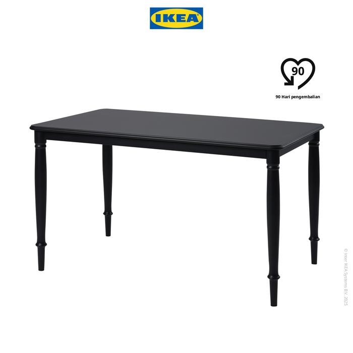 NEW IKEA DANDERYD Meja Makan Minimalis Hitam 130x80 cm