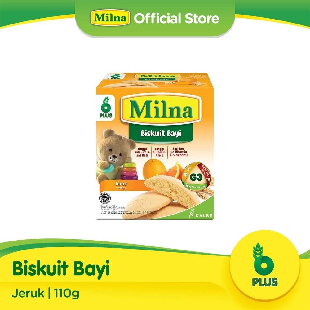 

MILNA BISKUIT BAYI JERUK 110GR - RAJA SUSU