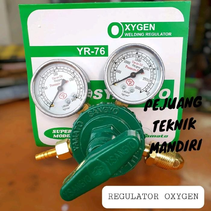 Bagus Regulator Las Oxygen Yamato Yr 76 / Regulator Gas Oksigen Yamato Yr76