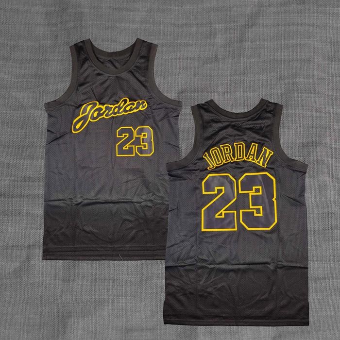 Baju Jersey Basket Classic Michael Jordan Chicago Bulls Classic Black