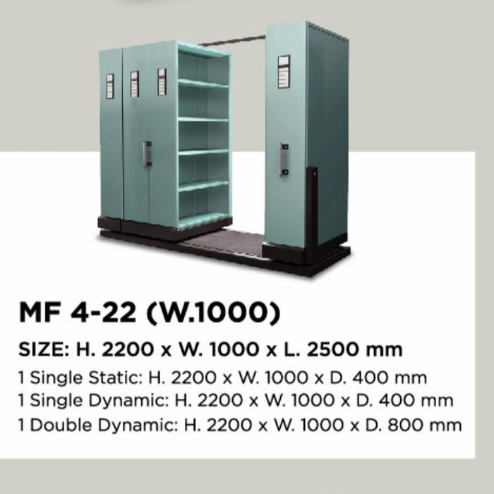 

Roll O Pack / Mobile File System Manual Alba Mf-4-22 ( 20 Cpts )