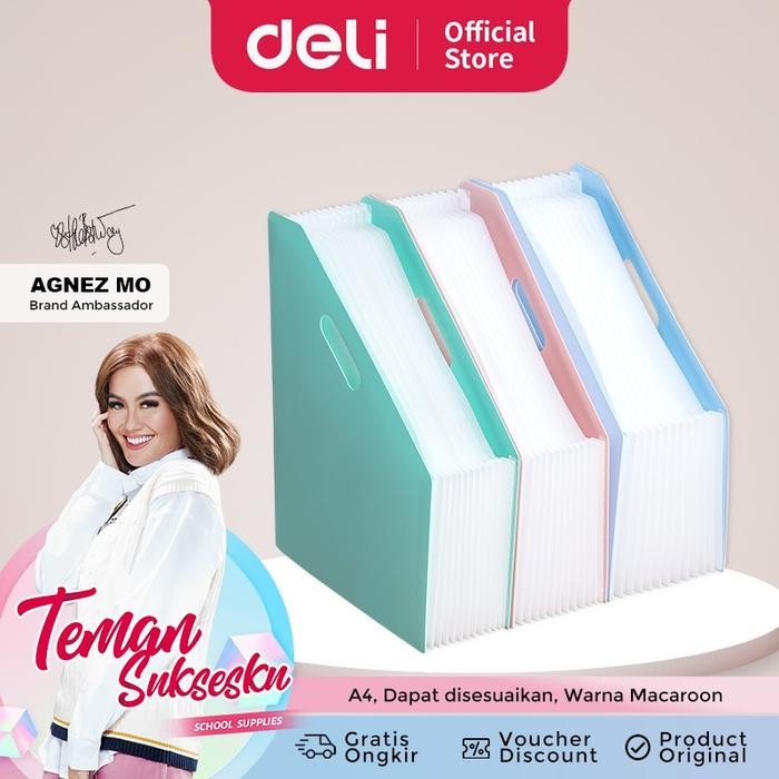 

Bisa E-Faktur! Deli Standing File A4 100% Bahan Impor Eb41102