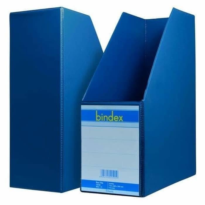 

Bindex 1034B Boxfile Jumbo 11.5Cm Pvc Hitam / Biru