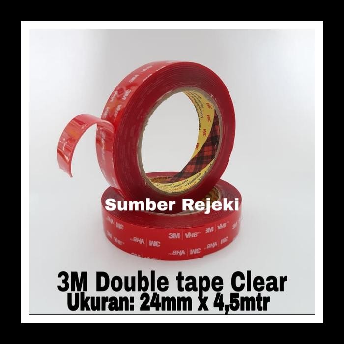 

3M Double tape VHB 4910 Clear- Perekat 3M Original- Doble tip 24mmx4,5
