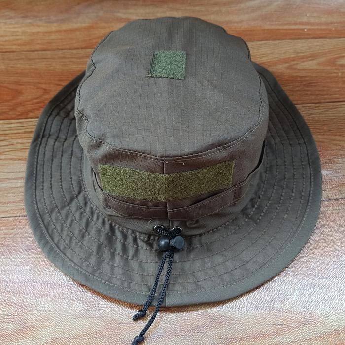 TOPI RIMBA HIJAU TACTICAL / TOPI RIMBA TACTICAL HIJAU / TOPI RIMBA