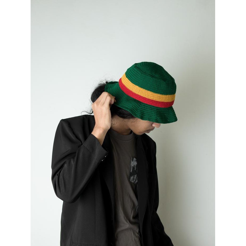 TOPI RAJUT BUCKET GUNUNG RIMBA PRIA WANITA HANDMADE