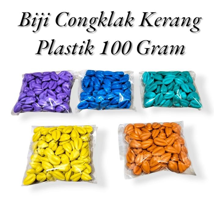 BIJI CONGKLAK KERANG PLASTIK 100 GRAM / BIJI CONGKLAK 100 GRAM MURAH KODE 821