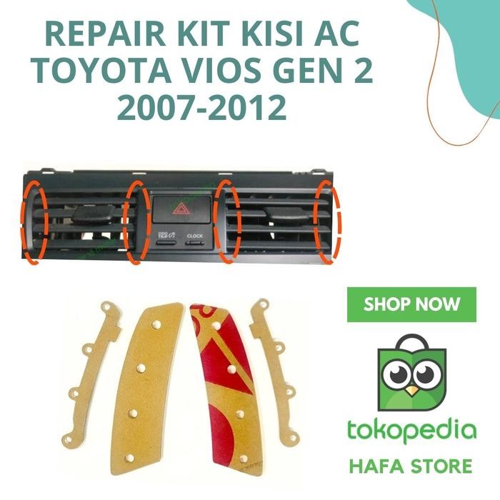 FREE ONGKIR SOLUSI KERUSAKAN KISI AC TOYOTA VIOS / LIMO GEN 2 TAHUN 2007 - 2012 BISA COD
