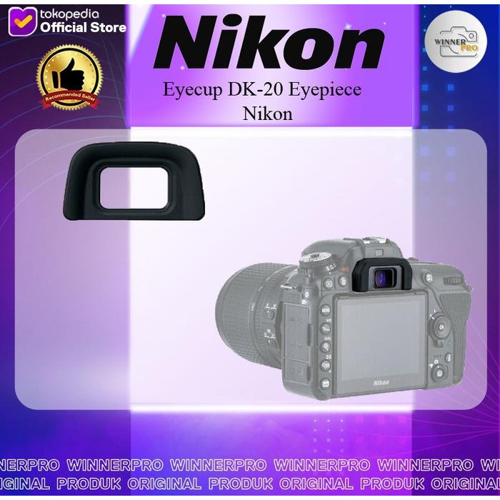 Eyecup DK-20 Eyepiece for Nikon D5200 / D5100 / D3100 / D3000 /D60 (TERBAIK) (TERBARU) (TERMURAH)