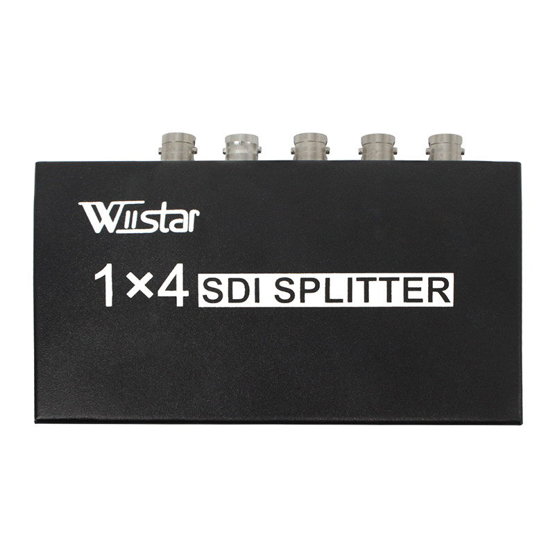 Wiistar SDI Splitter 1x4 1 in to 4 Out Supports SD/HD/3G-SDI signal