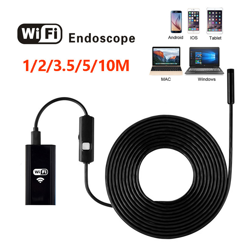 Wistino Wifi Endoscope Camera 8mm HD 720P Waterproof Camera Android