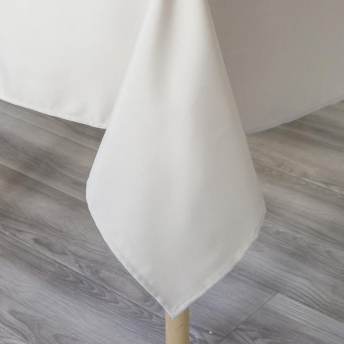 (Allthebest) Taplak meja Makan putih 145x240 cm - Tablecloth - Table Cloth 145x240