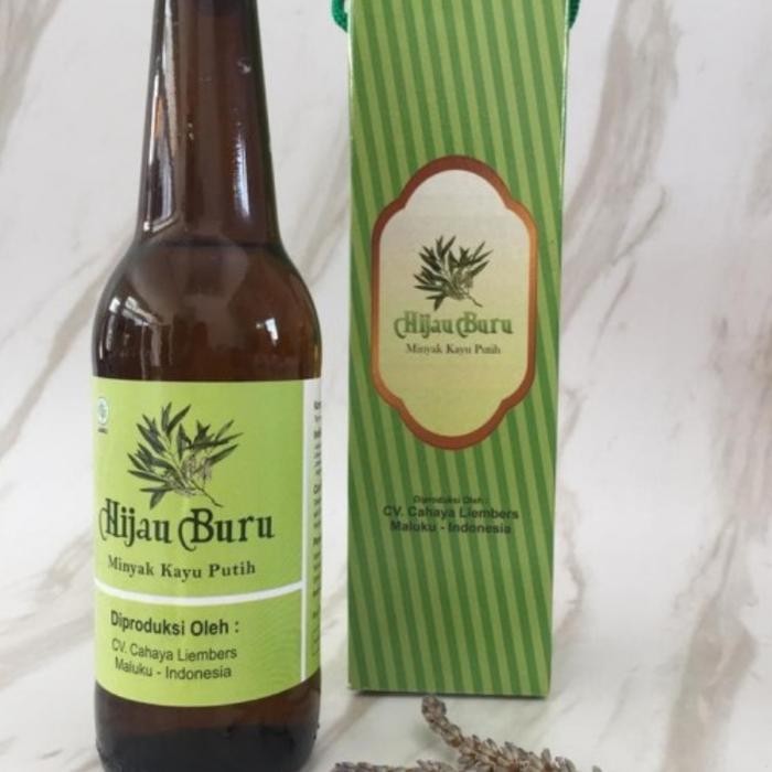 Minyak Kayu Putih ASLI AMBON Merek Hijau Buru dari 300 ML