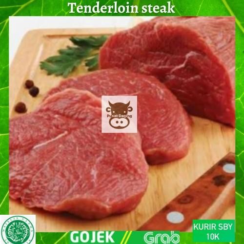 

(Allthebest) STEAK DAGING SAPI TENDERLOIN / has dalam 500gram