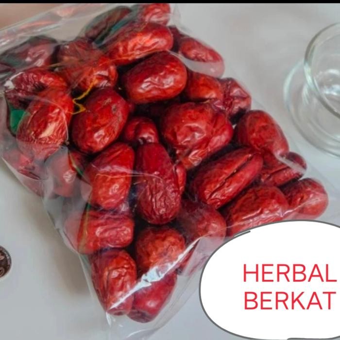 

TERLARIS Angco jumbo premium 1000gr / Hongzhao / Hong Zhao / jujube / red dates READY STOCK