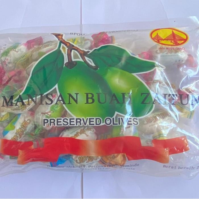 

(Allthebest) Manisan buah kana tanpa biji 250 gram / Buah Zaitun tanpa biji