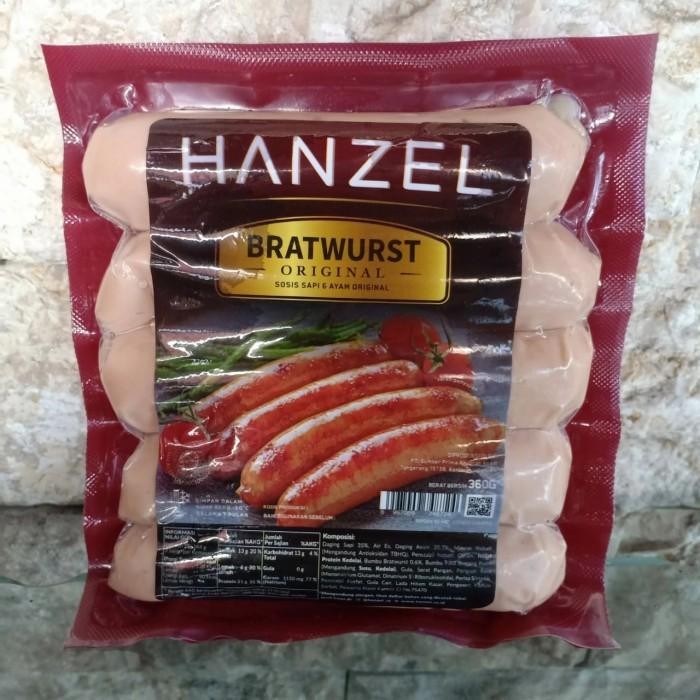 

(Allthebest) Hanzel Sosis Bratwurst Original 5 pcs 360 gram