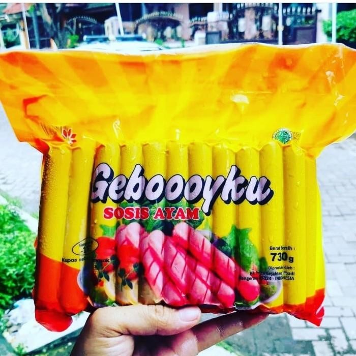 

(Allthebest) Geboooyku Sosis Ayam merah 730gr isi 30pcs Meriah