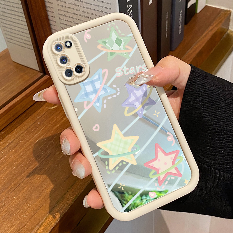 Casing Hp OPPO A52 OPPO A72 OPPO A92 Case Casing pola Bintang Cantik Kasing HP Kesing Silikon Softca