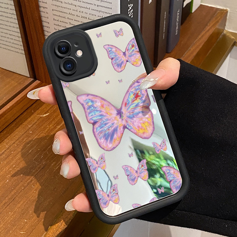 Casing Hp iPhone 11 Pro Max 12 Pro Max 13 Pro Max 14 Pro Max 15 Pro Max Case Cesing warna-warni ungu