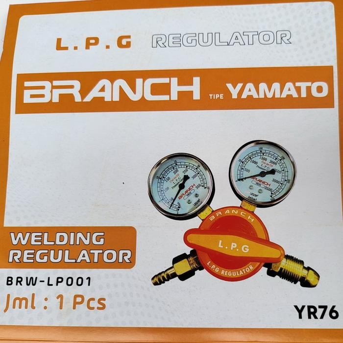 TERLARIS Regulator Las LPG Gas Tabung Besar Branch Regulator Propane Blender