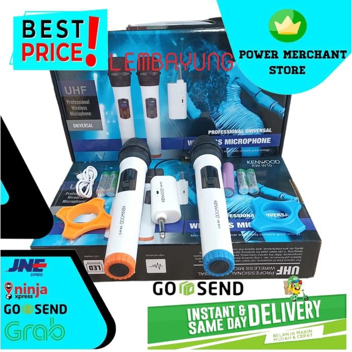 KENWOOD KW-W10 Professional Wireless Microphone