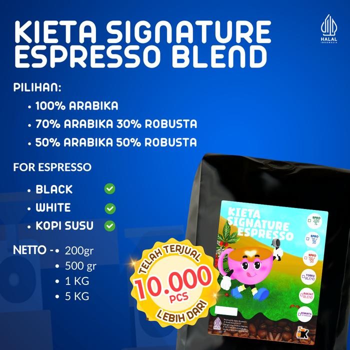

Otten Coffee - Biji Kopi Kieta Signature Espresso Blend 1 Kg