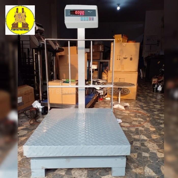 Timbangan Duduk Digital Merk Xk3190-A7 Kap 100Kg-750Kg Platfom Bordes
