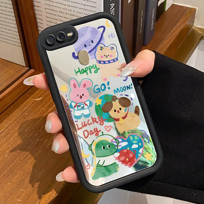Casing Hp OPPO A7 OPPO A5s OPPO A12 OPPO A12S A11k Case Casing pola binatang lucu Kasing HP Cesing S