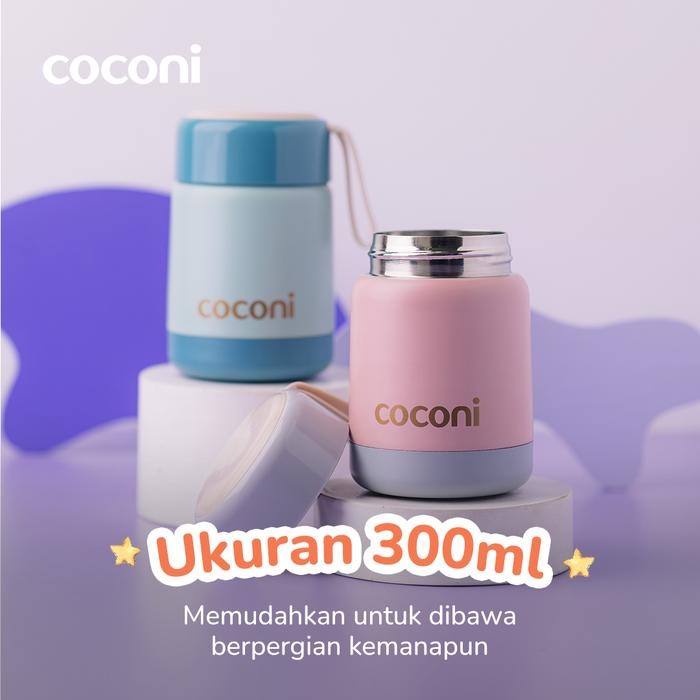 Coconi Thermal Food Jar Thermos Termos Makan Sup Mpasi Anak Bayi 300Ml