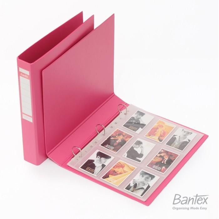 

BANTEX PHOTOCARD ALBUM A4 3 RING BINDER 8322 KODE 663
