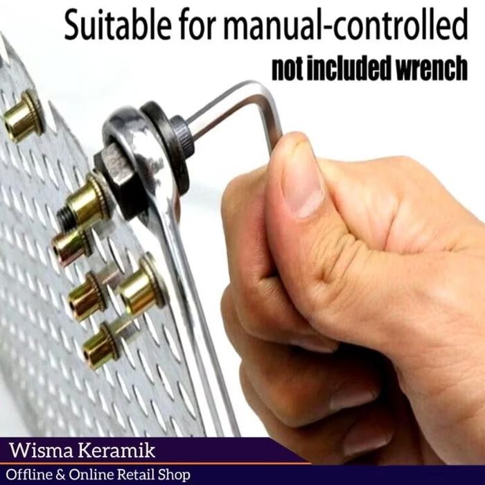 100 Pcs Rivet Nut Sert/Mur Tanam M3-M8