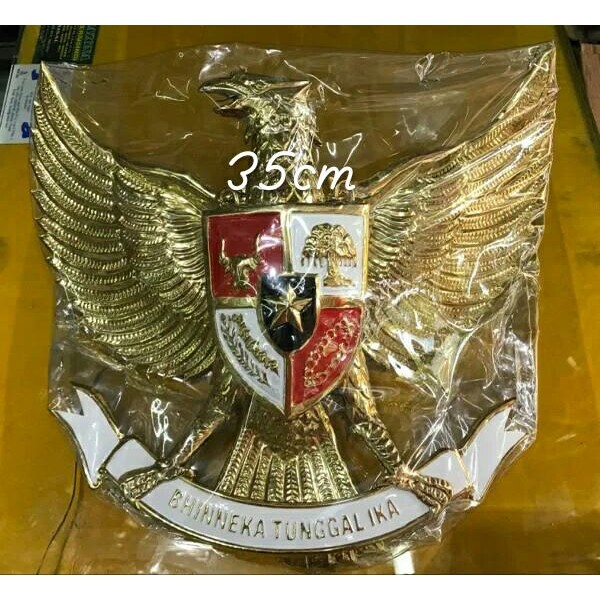 Ready Stok Lambang garuda/Patung garuda kuningan 35cm
