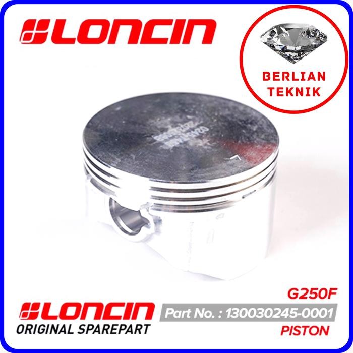 Ready stok Piston Assy Mesin Penggerak Loncin G250F / 8.5 HP