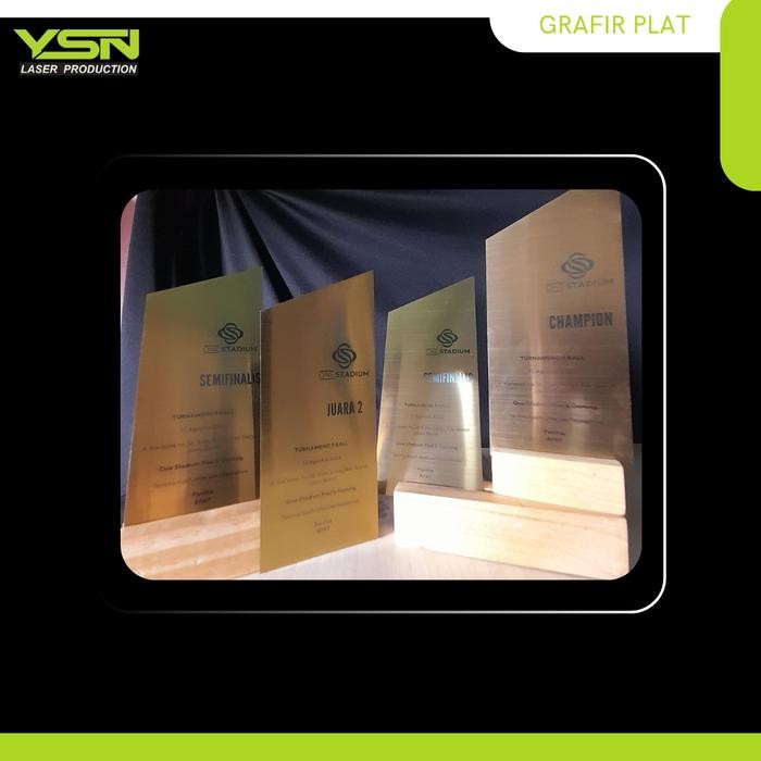 GRAFIR PLAT YSN LASER STAINLESS HAIRLINE GRAFIR PLAT ALUMINIUM