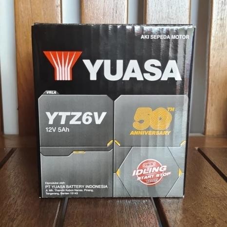 Langsung Kirim  Aki Original Suzuki Satria FU YTZ6V Yuasa Aki Kering