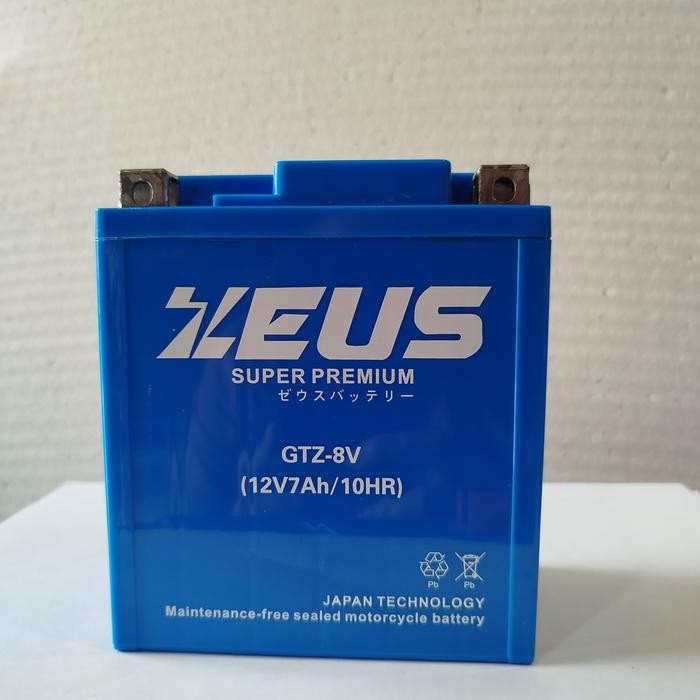 Langsung Kirim  Aki motor cbr250 , nmax old ZTZ-8V-MF GTZ8V Zeus aki kering r25 Motorcycle