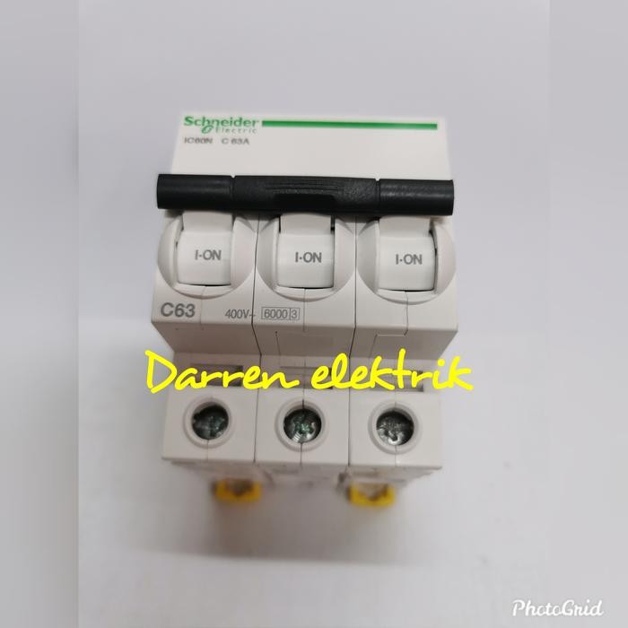 Mcb Schneider Ic60N 3P 63A