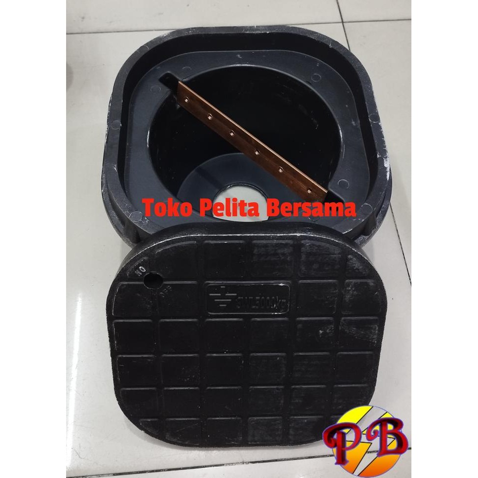 Bak Kontrol Grounding + Busbar / Box Control Grounding Hitam + Busbar